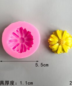 Vedini Small Sunflower Silicone Mold – Fondant Chocolate Aroma Resin