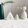 Vedini small triangle Christmas tree silicone mold for candle resin and festive decor JKB-3057