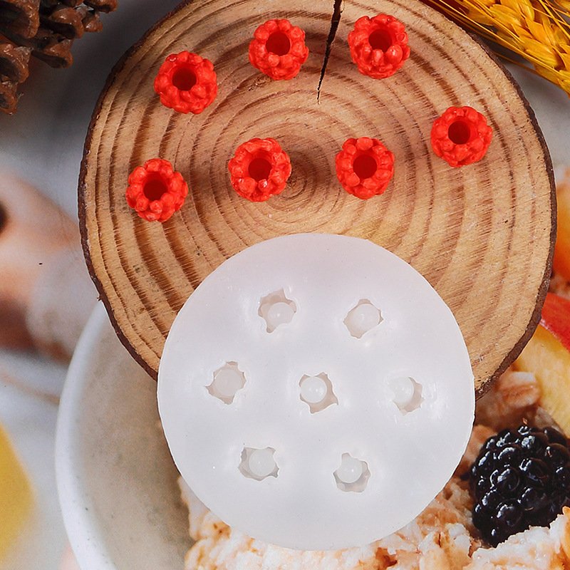 Vedini Raspberry Silicone Mold Fruit Chocolate Fondant Mold DIY Aromatherapy Candle Plaster Mold JKB-3059 - Image 4