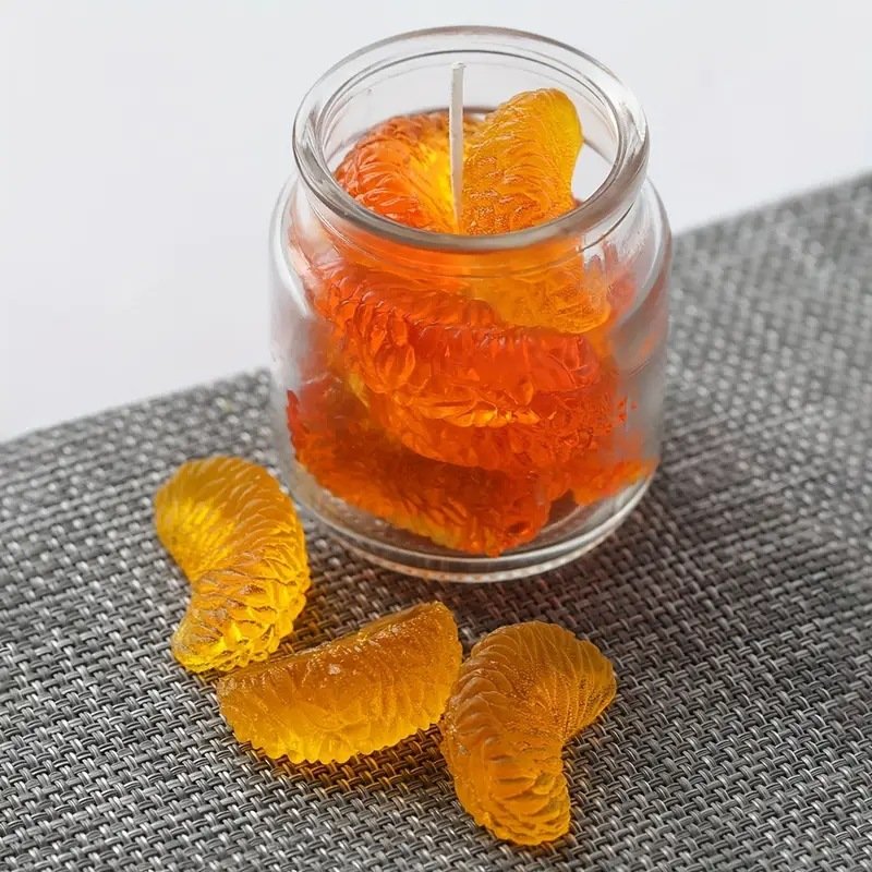 Vedini Orange slice Silicone Mold Mandarin Slice mold for Cake Toppers, Chocolate, Soap, Jelly, Fondant, Candy, Clay, plaster, resin epoxy mold, JKB-3051 - Image 6