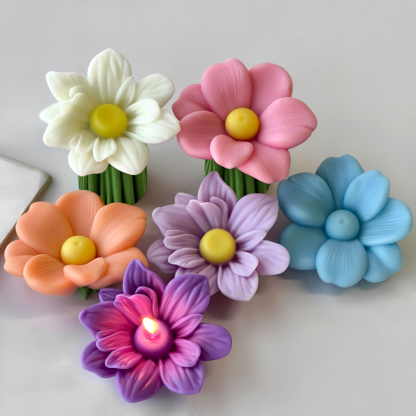 Vedini Beauty Flower Candle Mold JKB-3068 - Image 4