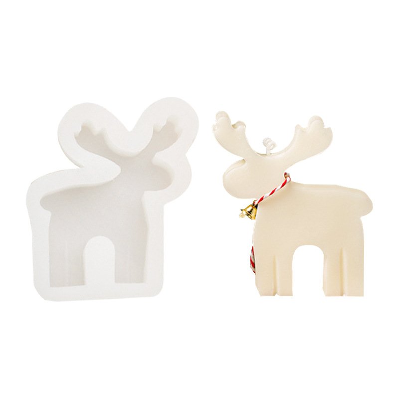 Vedini Deer Shape Candle Mold I 3D Fondant Reindeer Silicone Epoxy Mould I Animal Molds for DIY Handmade Chocolate, Cake Décor, Aromatherapy, Biscuit, Soap, Silica Gel Resin Art Craft Making JKB-3055 - Image 4
