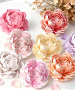 Vedini Peony Flower candle silicon mold JKB-3063