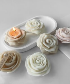 Vedini Rose candle silicone mold three-dimensional flower JKB-3073