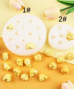 Alternative view of Vedini Three-dimensional popcorn silicone mold For candle chocolate epoxy baking cake decoration JKB-3080 type 1