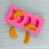 Vedini Orange slice Silicone Mold Mandarin Slice mold for Cake Toppers,Chocolate,Soap,Jelly,Fondant,Candy,Clay,plaster,resin epoxy mold,JKB-3051