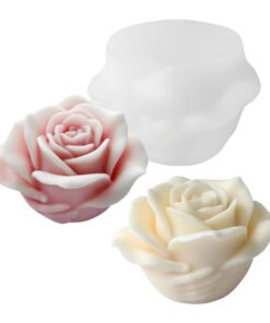 Alternative view of Vedini Valentine Rose Candle Mold DIY Flower Handmade Aromatherapy Glue Silicone Abrasive Tool JKB-5061