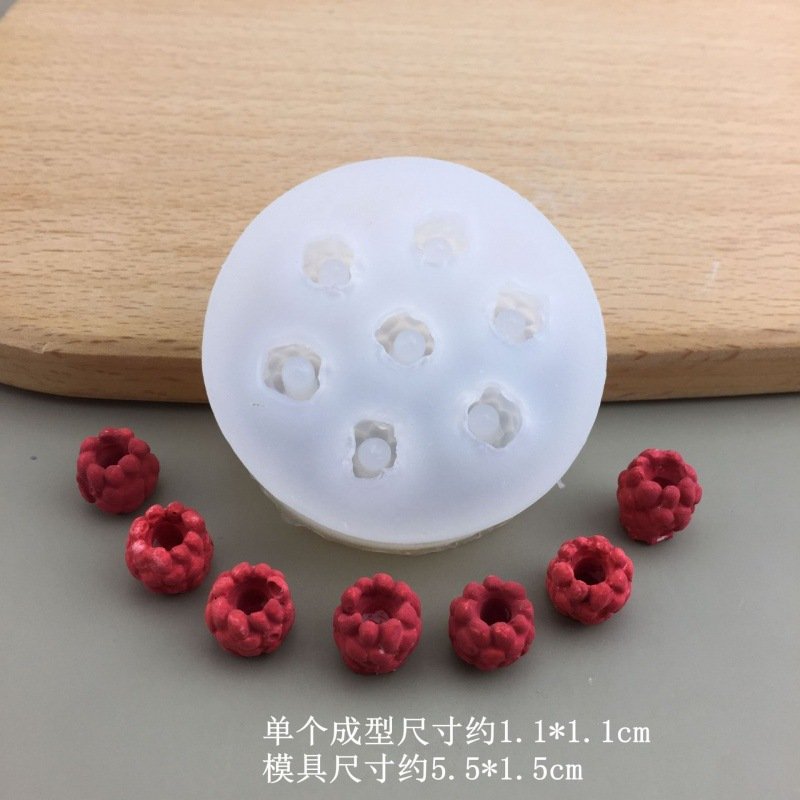 Vedini Raspberry Silicone Mold Fruit Chocolate Fondant Mold DIY Aromatherapy Candle Plaster Mold JKB-3059 - Image 3