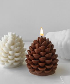 Vedini Pine cone silicone mold DIY pine cone shape candle aromatherapy expansion stone decoration mold JKB-3060