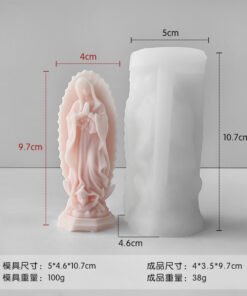 Alternative view of Vedini Goddess Statue Candle Silicone Mold JKB-3069