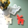 Vedini 3D deer shape silicone mold for candle fondant chocolate resin and DIY crafts JKB-3055
