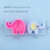 Vedini 3D elephant animal shape silicone mold for candle soap resin DIY crafts JKB-3053