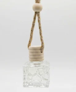 Vedini Hanging Diffuser Empty Bottle for car rearview mirror ,home/kitchen/small closet places, Car Air Freshener Perfume Pod Refillable Glass Diffuser Aroma therapy car perfume Decor|