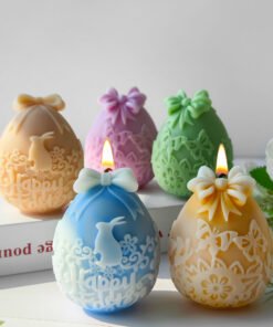 Vedini Ester Egg rabbit candle silicone mold JKB-3136