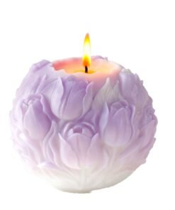 Vedini Tulip Flower Ball Candle Silicon mold JKB-3132