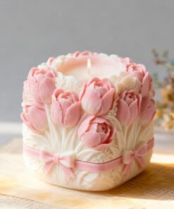 Vedini Tulip Flower Candle Silicon mold-JKB-3131
