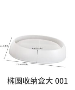 Alternative view of Vedini Concrete Oval Boat Flower Pot Silicone Mould JKB-3118