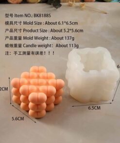 Alternative view of Vedini Valentine's Love Rubik's Cube Silicone Mold JKB-3126