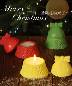 Alternative view of Vedini Concrete Bell Cup Candle Cup Silicon Mold JKB-3122