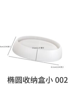 Vedini Concrete Oval Boat Flower Pot Silicone Mould JKB-3018 - Small