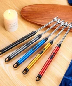 Vedini Electric Rechargeable Gas Lighter – USB Rechargeable Flameless Plasma Lighter for Kitchen, Gas Stove, Candle, BBQ & Outdoor Use