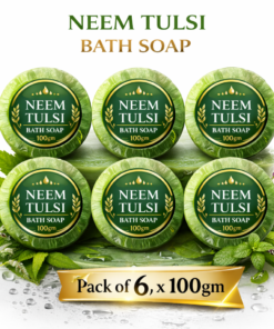 Vedini Neem Tulsi Ready Bath Soap – 100gm x 6 Pack