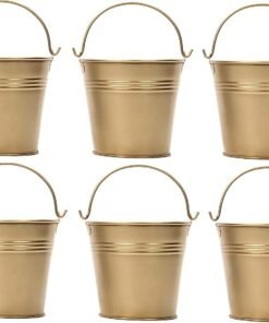Vedini Metal Bucket / Holi bucket 5pcs
