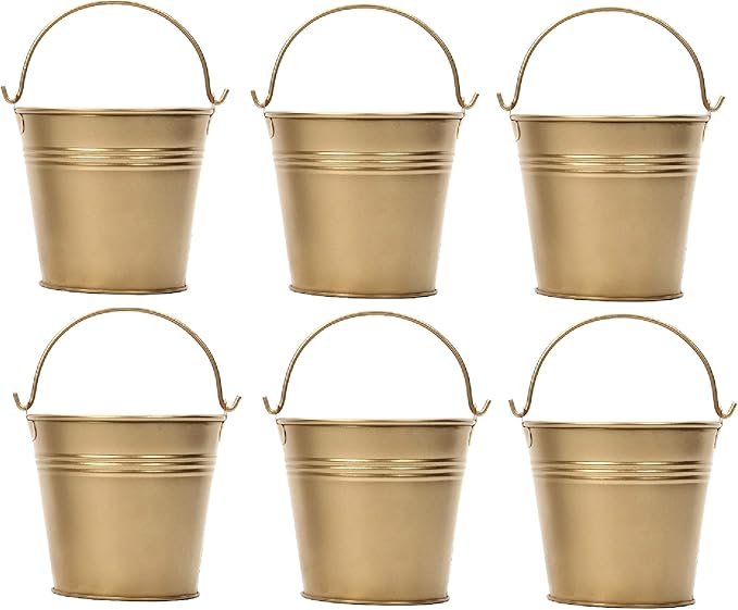 Vedini Metal Bucket / Holi bucket 5pcs