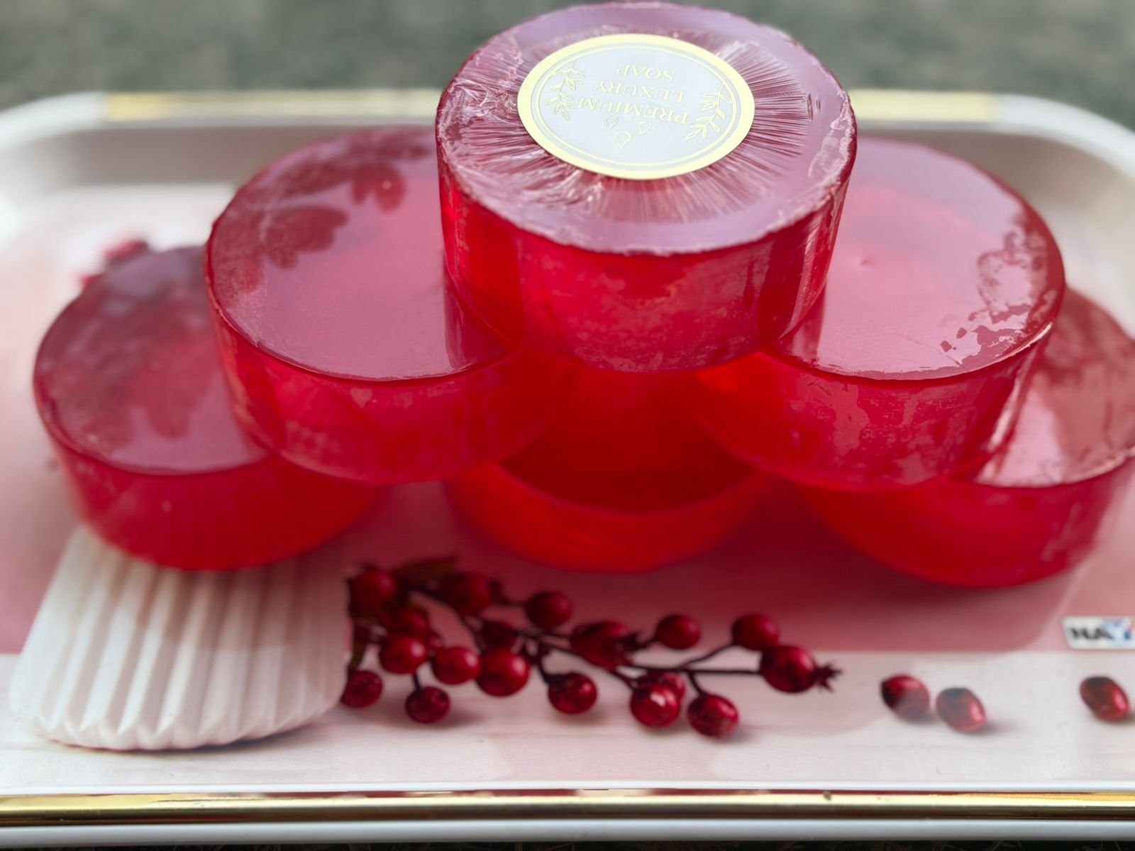 Vedini Royal Rose Soap 100gm Ready to use or sell Soap Pack of 6 (100g) - Image 3