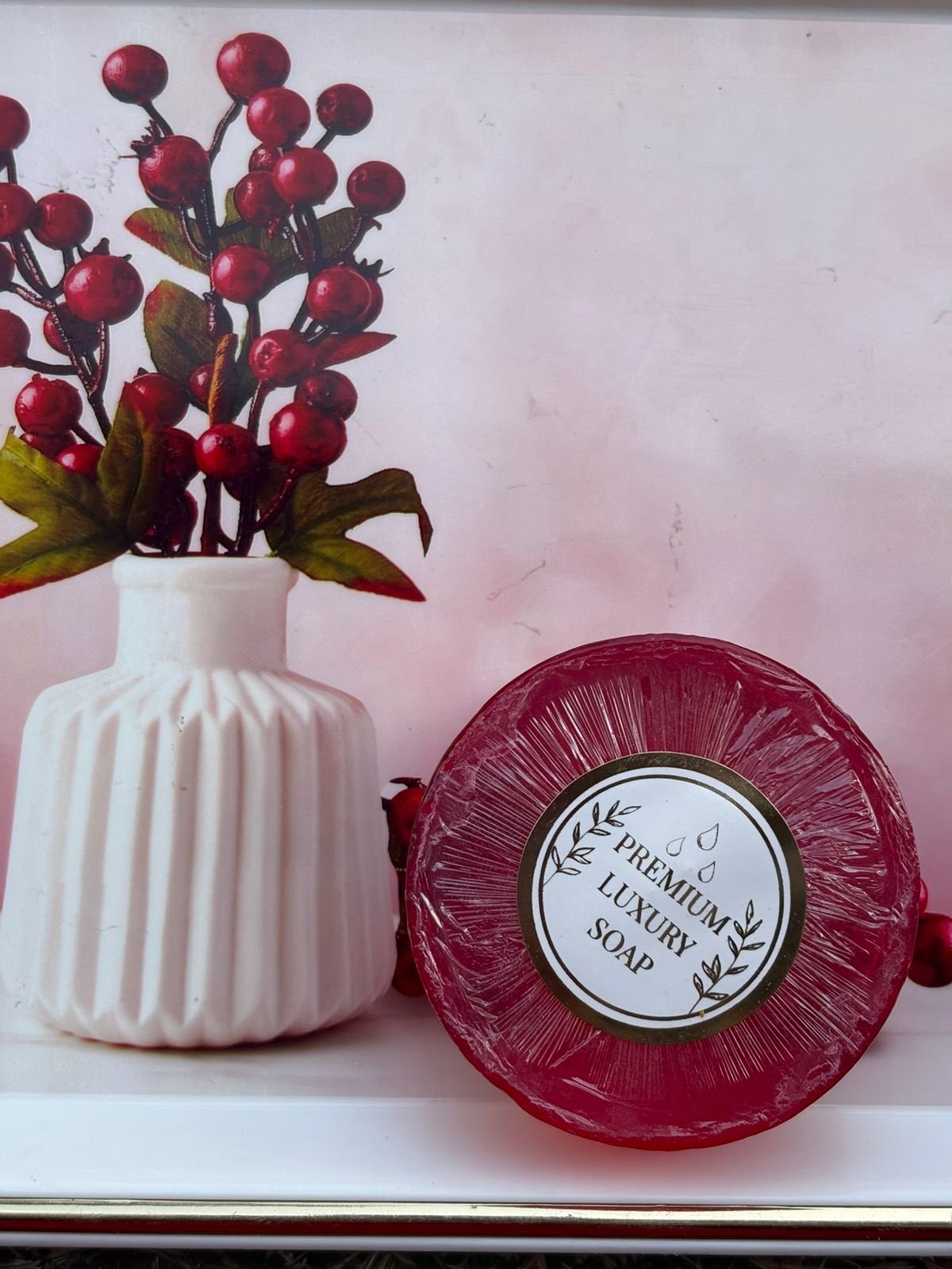 Vedini Royal Rose Soap 100gm Ready to use or sell Soap Pack of 6 (100g)