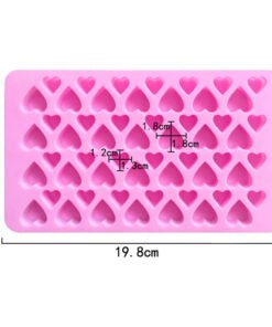 Alternative view of Vedini 56 Cavity Heart Large and Small Heart Silicon mold