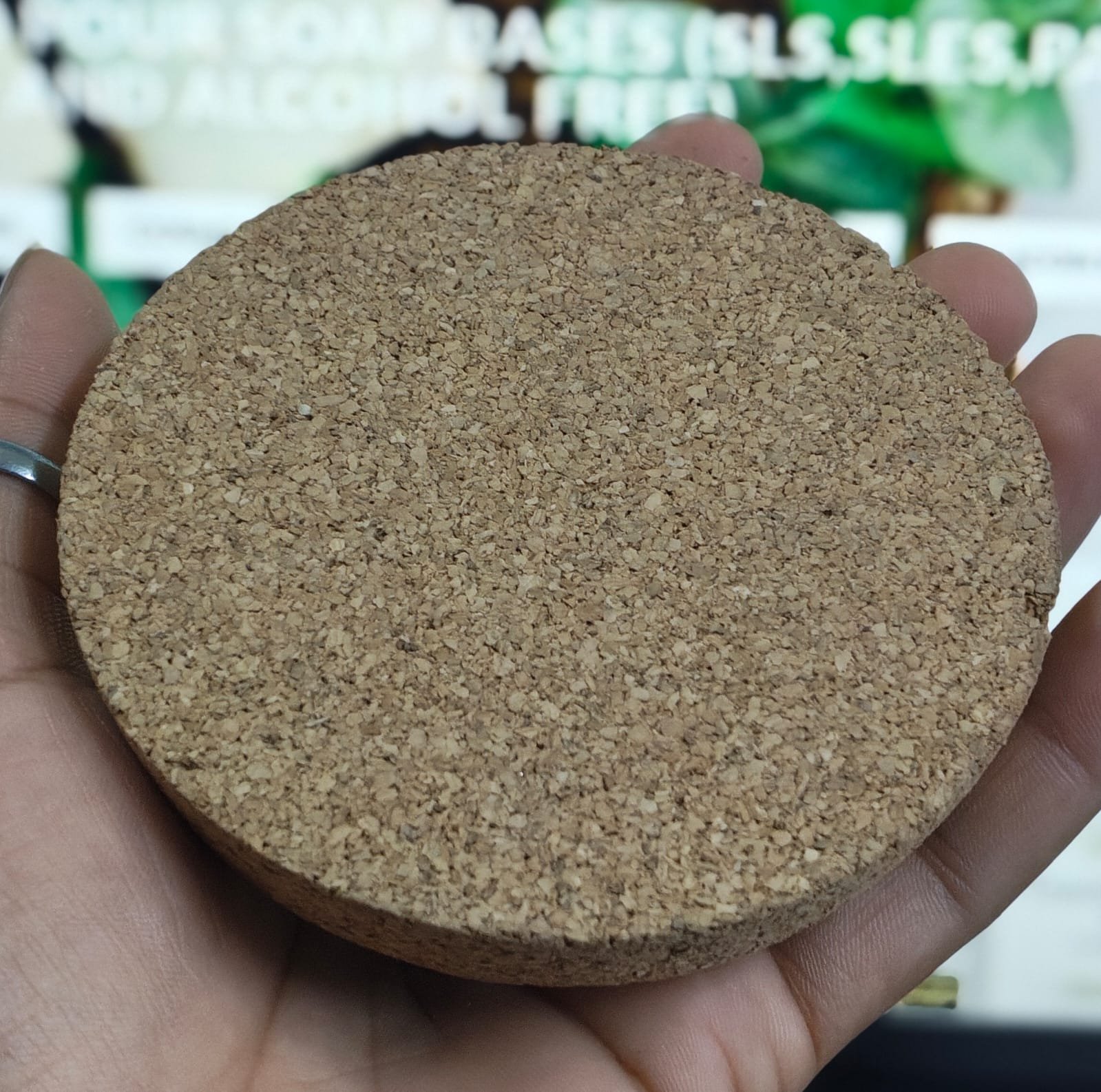 Cork Lid For 300ml Jar (Pack of 10, Top 96mm and Bottom 90mm) - Image 4