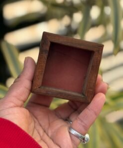 Alternative view of Vedini Square Wooden Candle Container