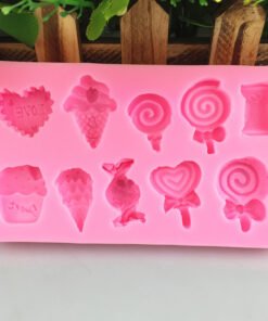 Alternative view of Vedini Ice Cream Lollipop Candy Shape Silicone Mold JKB-3209