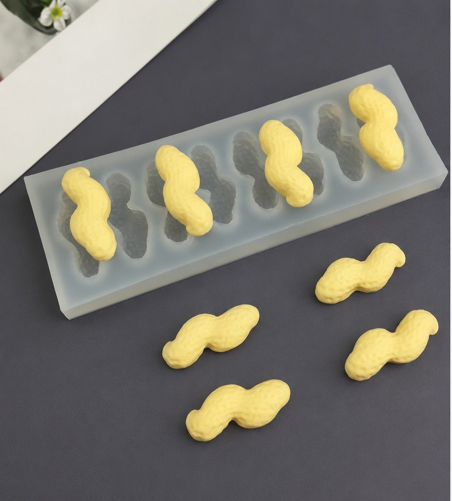 Vedini 8 Cavity Peanut/Groundnut Silicon Mold JKB-3235 - Image 3