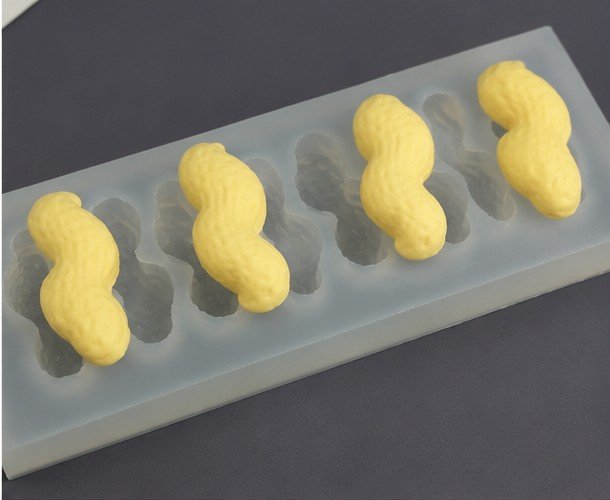 Vedini 8 Cavity Peanut/Groundnut Silicon Mold JKB-3235 - Image 2