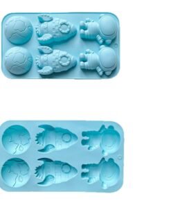 Alternative view of Vedini 6 Consecutive Earth Rocket Astronaut 787 Used for Chocolate Baking Mousse Cake, 3D Silicone Baking Mold JKB-3153