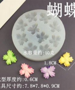 Vedini 10 Cavity Butterfly Flower Silicon Mold JKB-3230