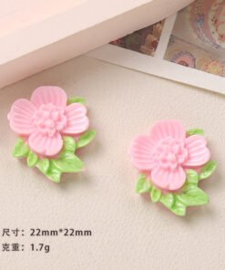 Alternative view of Vedini 7 Cavity Cherry Blossom Flower With Leaf Silicon Mold JKB-3227