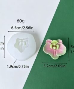 Alternative view of Vedini Phalaenopsis flower/Butterfly Flower silicone mold silicone mold JKB-3212