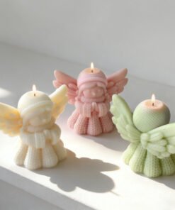 Vedini Angel Girl Scented Candle Silicone Mold DIY Wings Angel Handmade Scented Ornament Mold JKB-3171