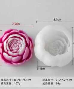 Vedini Peony flower Silicon Mold-JKB-3185