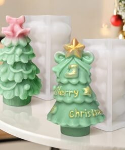 Vedini Merry Christmas Tree with Star Silicon Mold JKB-3198