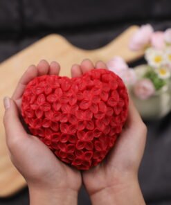 Vedini Three-dimensional love flower Heart shape decoration mousse cake silicone mold JKB-3206