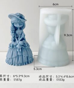Vedini Doll With Hat Silicon Mold JKB-3189