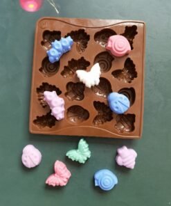 Alternative view of Vedini 16 Cavity Piece Insect Cake Jelly Pudding Soap Chocolate Cake Mold Baker JKB-3218