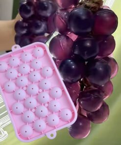 Vedini 25 Grids Silicone Ice Ball Crystal String Mold DIY Ice Tray Small Round Ball Ice Tray Mold Ice Box Silicone Mold JKB-3205