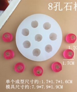 Alternative view of Vedini 8 Cavity Pomegranate Fruit Silicon Mold JKB-3229
