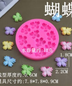 Alternative view of Vedini 10 Cavity Butterfly Flower Silicon Mold JKB-3230