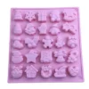 Vedini 25 even Christmas silicone mold cake pudding dessert mold soap baking utensils JKB-3207